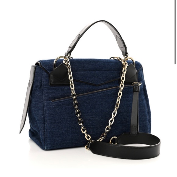 Givenchy ID denim Givenchy Women's Blue Id Medium  Shoulder Bag jeans small - Picture 7 of 15